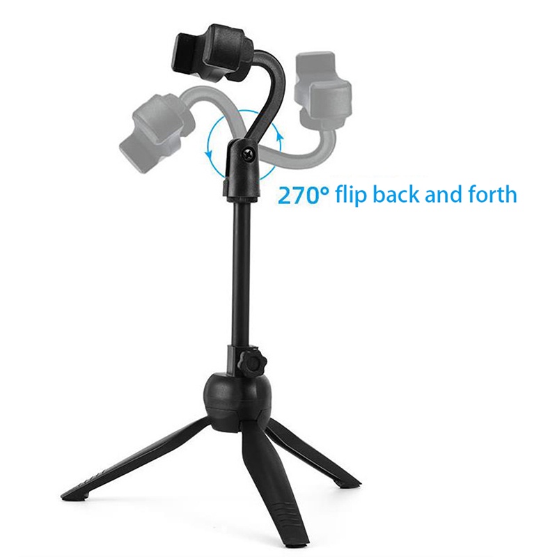 Braket Tripod Stand Holder Handphone Universal Rotasi Putar