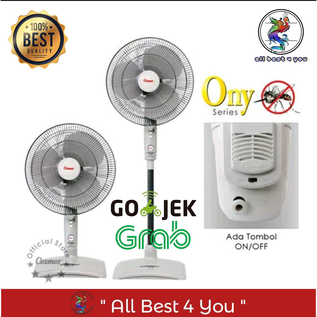 Cosmos Twino 16-SN ONY Kipas Angin berdiri duduk Stand & Desk Fan 16 inch