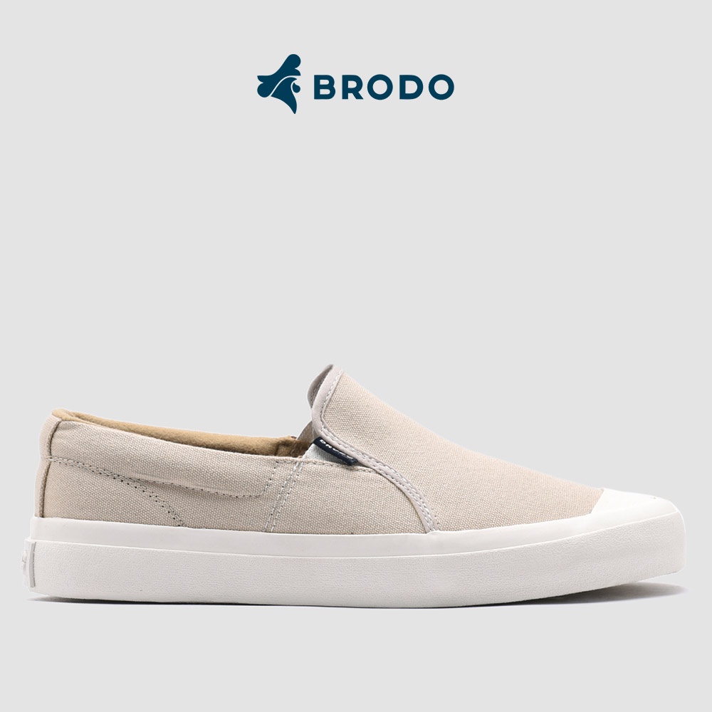 BRODO - Sneakers Vantage V.2 Slip On Camel WS Minor Defect