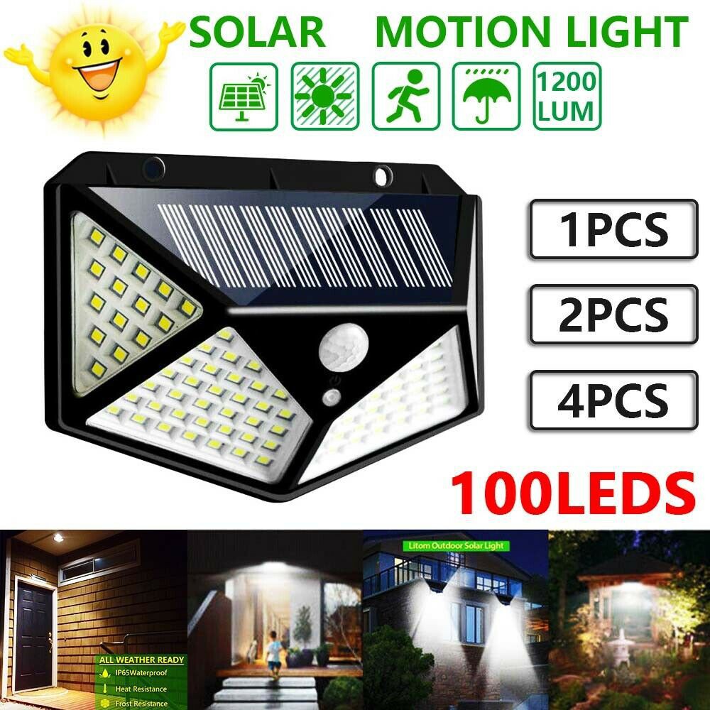 Lampu Taman Tenaga Surya 100 LED Sensor Light LED Solar Lamp SEGI