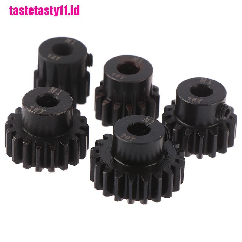 Motor Brushless Gear M1 12T 14T 16T 18T 20T Shaft Steel Pinion Untuk 1 / 8