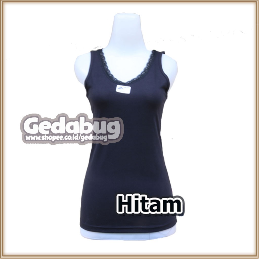 Tangtop Lutty RENDA LEBAR | Pakaian dalam wanita tank top warna - Gedabug