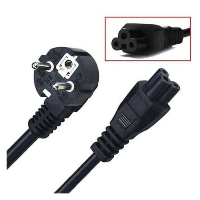 Kabel Power adaptor laptop 3 lubang / kabel power laptop 3 lubang