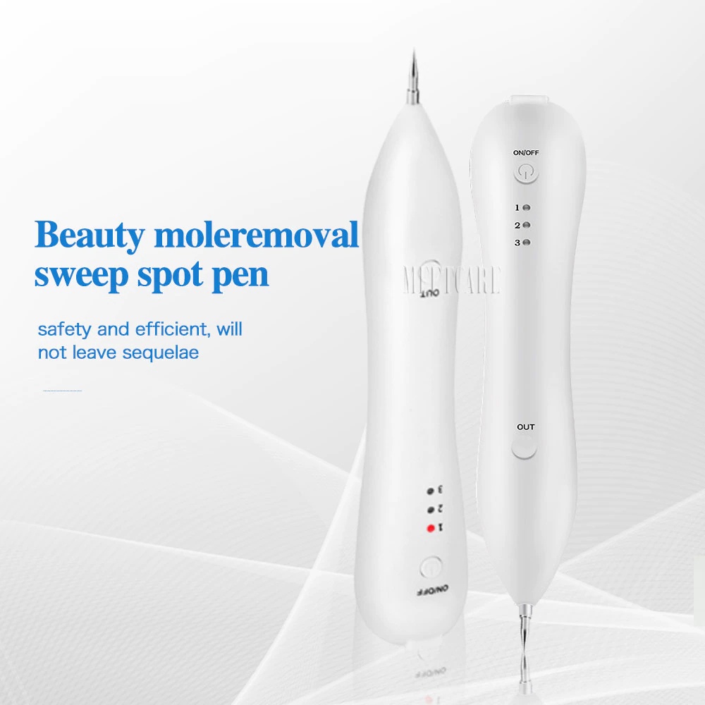 Laser penghilang tahi lalat kutil tato tanda lahir toh Mole Tatto Dark Spot Remover alat kecantikan Laser Face Skin Mole Removal Machine Tattoo Plasma Remove Pen Face Dark Spot Freckle Tag Wart Remover Beauty Device skin care