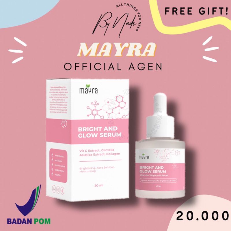 SERUM BRIGHT AND GLOW MAYRA | SERUM MAYRA VIRAL