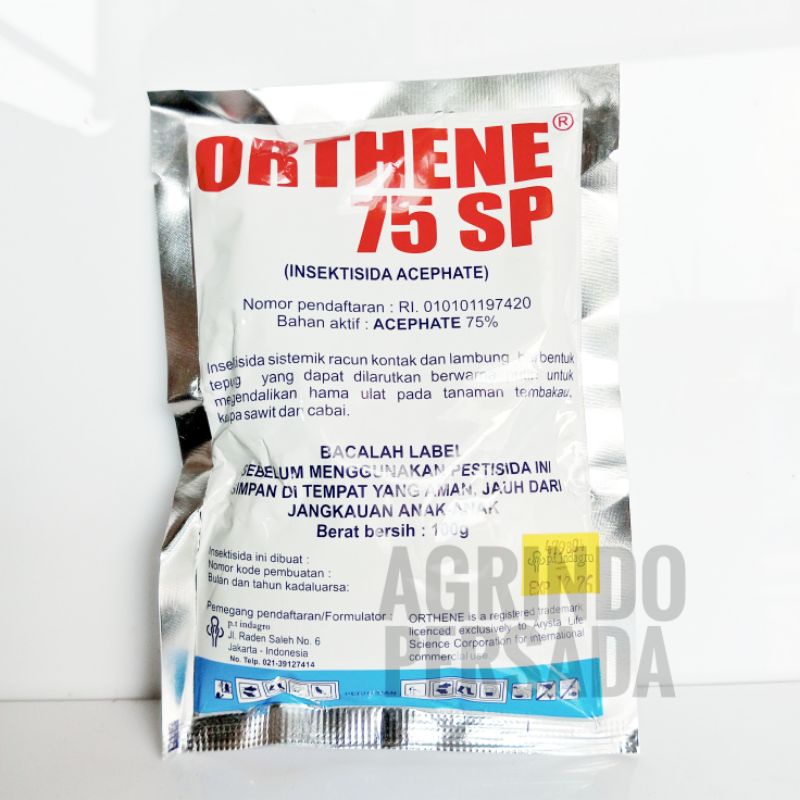 Insektisida Orthene 75SP 100 gram | Orthen 100 gram | Ortin Indagro