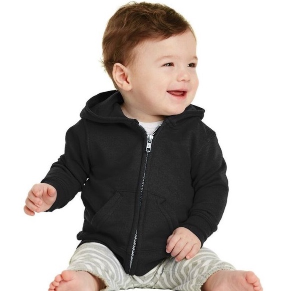 Jaket Anak Laki Laki Usia 5 Bulan Sampai 6 Tahun Sweater Hoodie Anak Polos Bahan Fleece