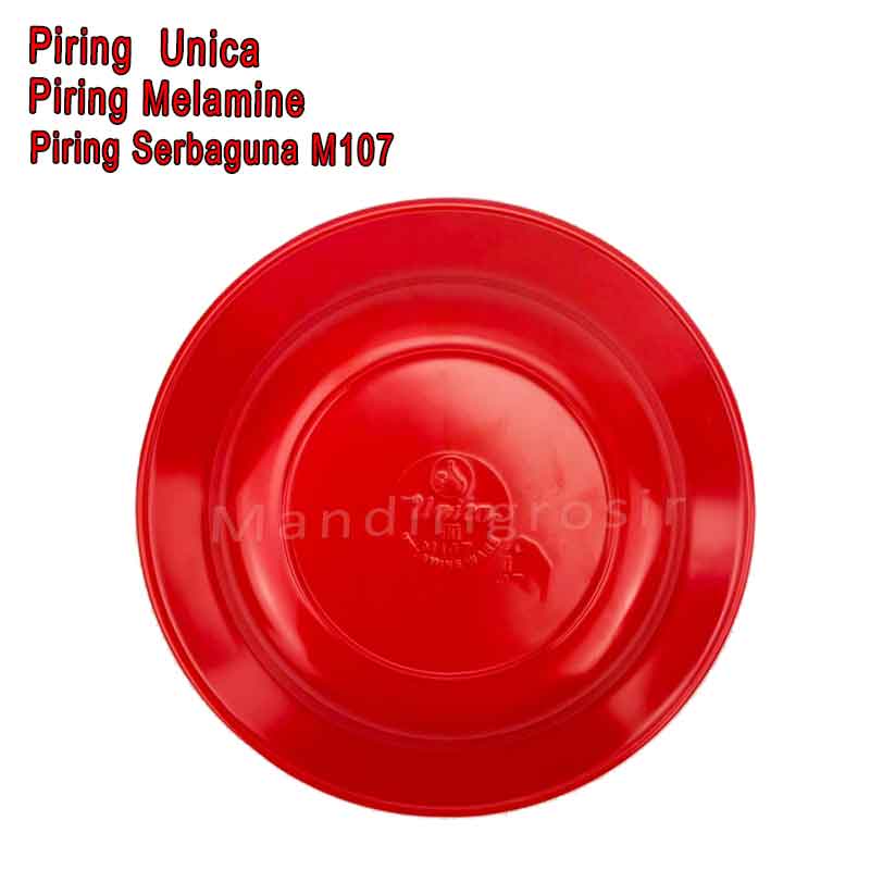 Piring Melamine * Piring  Unica * Piring Serbaguna M107 * Uk.18cm