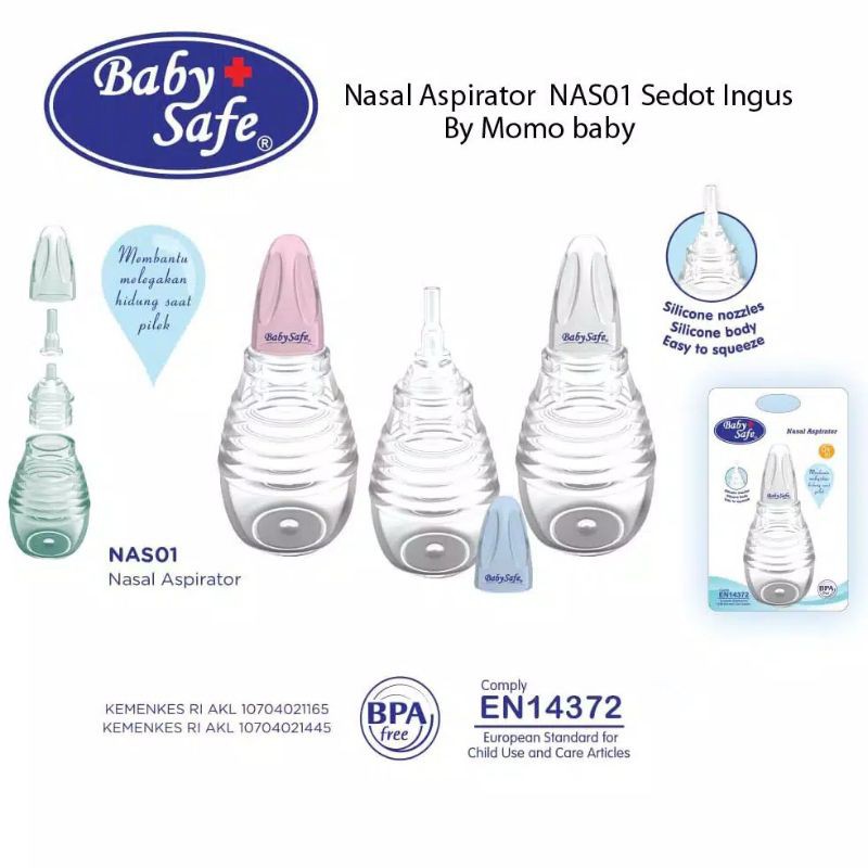 [Rumahbayipdg] sedot ingus bayi Nasal aspirator baby safe NAS01