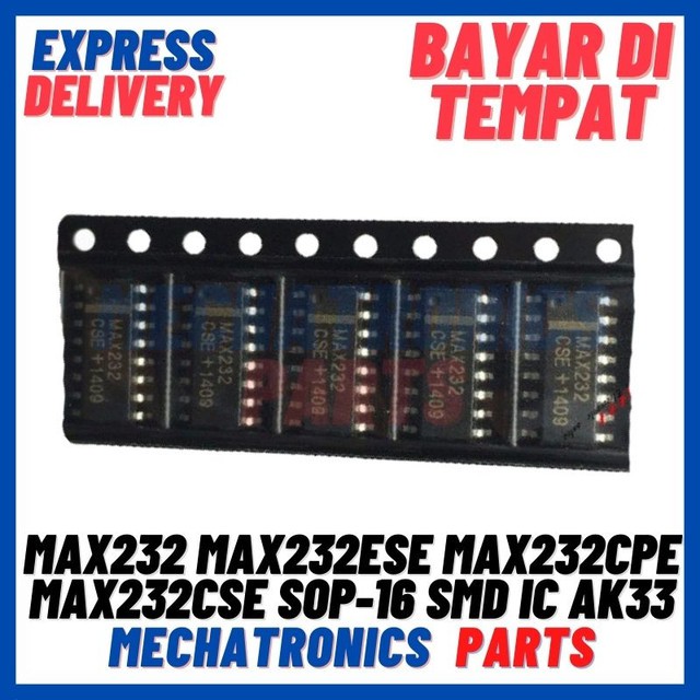 [ICS-9021] MAX232 MAX232ESE MAX232CPE MAX232CSE SOP-16 SMD IC AK33