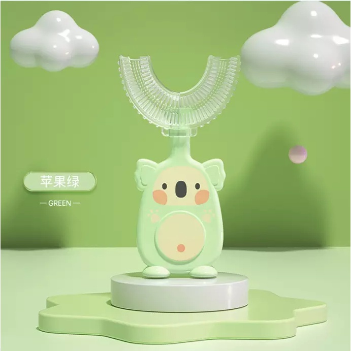 SIKAT GIGI ANAK BENTUK U / SIKAT GIGI ANAK SILIKON BPA FREE