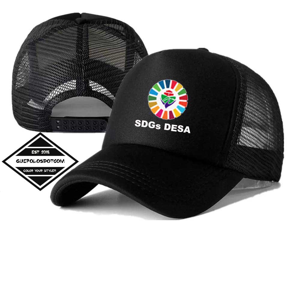TOPI SDGs DESA 01 - Topi KEMENTERIAN DESA - FREE NAMA DESA - topi SDGs murah - CUSTOM TOPI murah jr