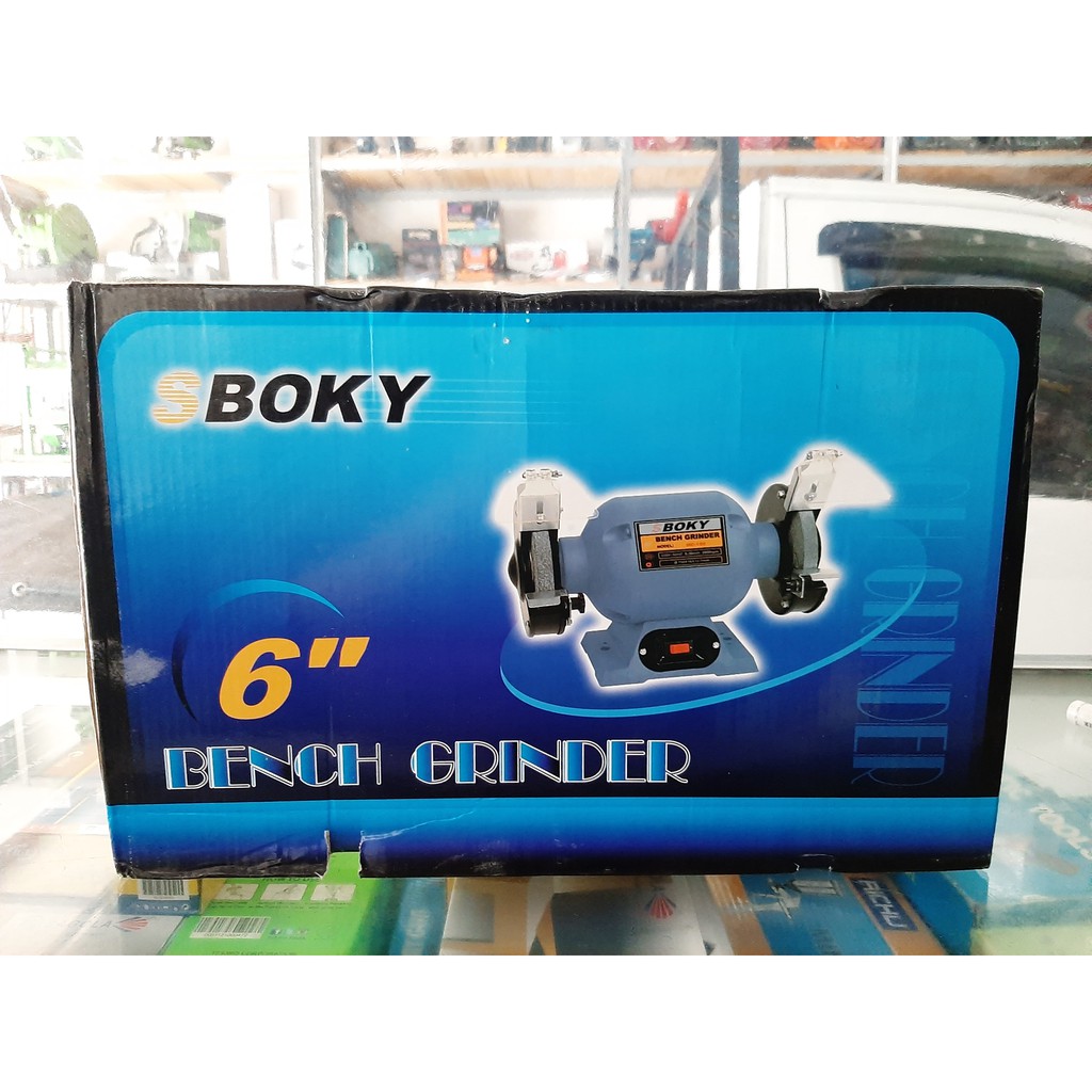 Gerinda Duduk 6 Inch  / Bench Grinder 6" BOKY