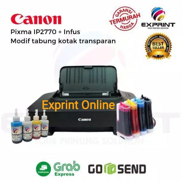 Jual Printer Canon Pixma IP2770 + infus - Tinta Standar Indonesia