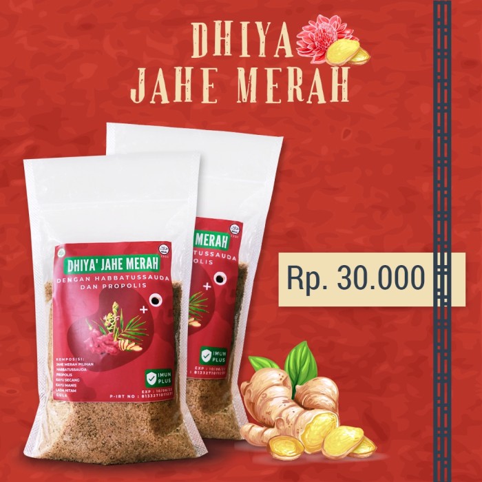 

DHIYA HERBAL - JAHE MERAH INSTAN