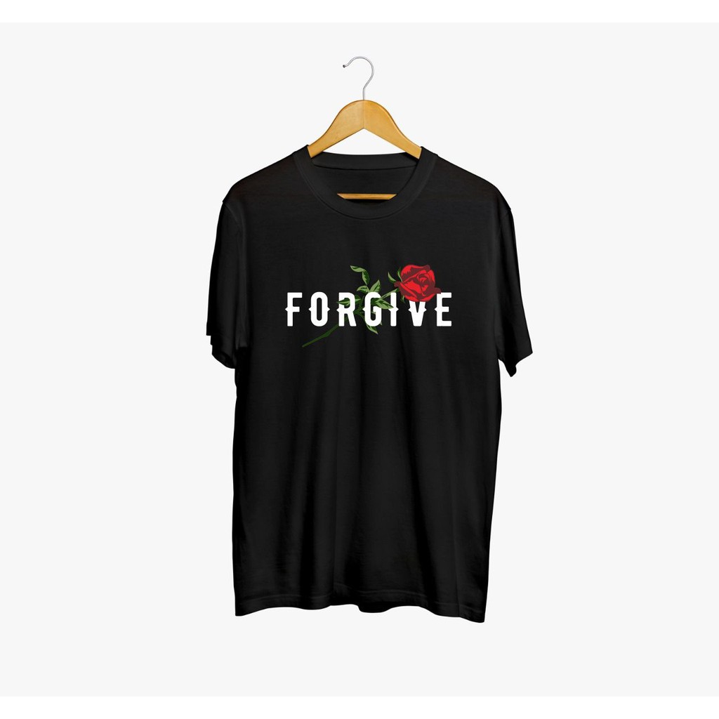 Kaos murah Kaos distro murah baju  distro pria t-shirt murah combed30s FORGIVE