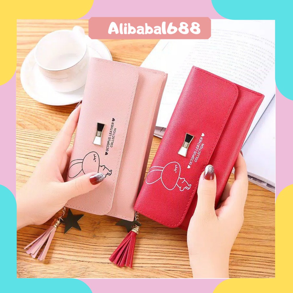 *ALIBABA1688*COD Dompet Wanita 8805 Dompet wanita Panjang dompet import real pic dompet cantik