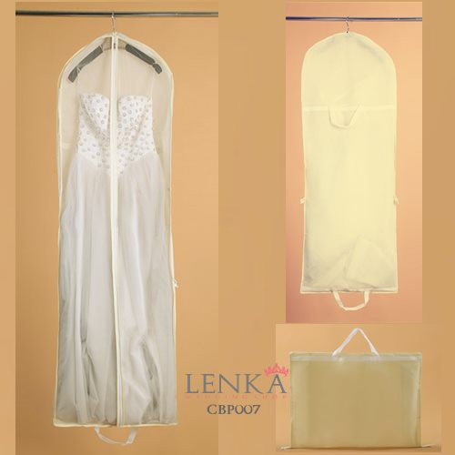 [STOCK TERBATAS] COVER TAS GAUN PENGANTIN PERNIKAHAN PESTA KUNING CBP007