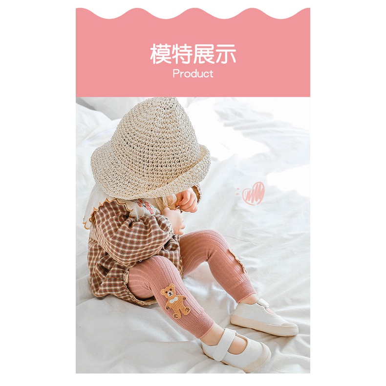 Celana Legging Bayi Perempuan 0 - 3 tahun Celana Legging Buka Kaki Import