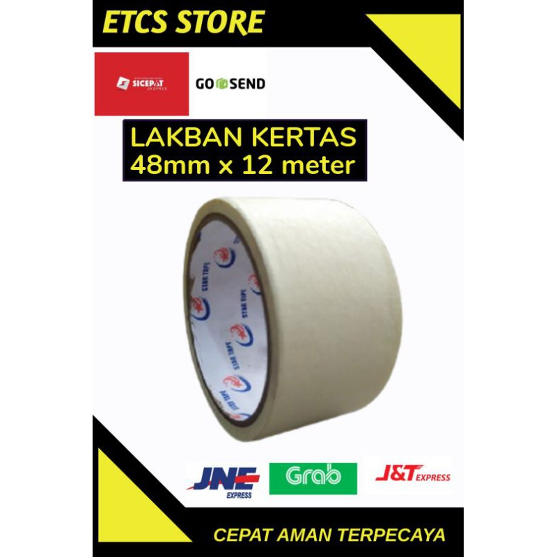 

MASKING TAPE LAKBAN KERTAS 2 SOLASI SOLATIP KERTAS STAR PAPER TA