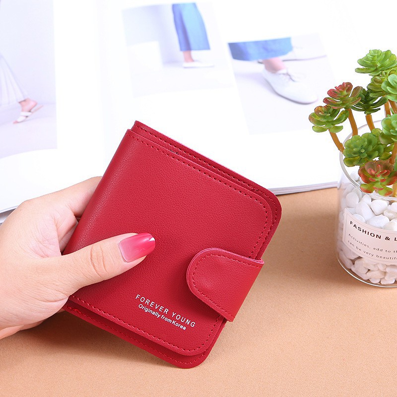 DOMPET MINI PENDEK WANITA FOREVER YOUNG DOMPET KARTU DOMPET FASHION KOREA