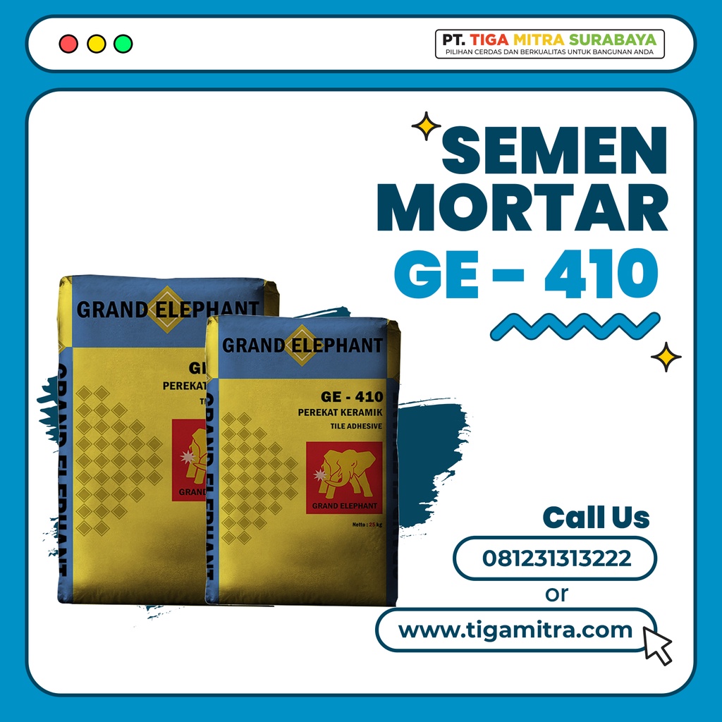 Semen Mortar Perekat Keramik GE 410