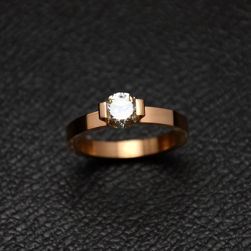 SALE / OBRAL Cincin Titanium Mini Korea Wanita Fashion CK034 rose gold cocok hadiah