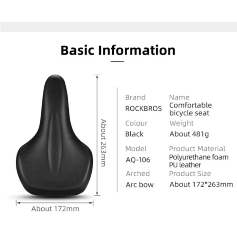 Rockbros Sadel Sepeda Bicycle Saddle Jok Sepeda