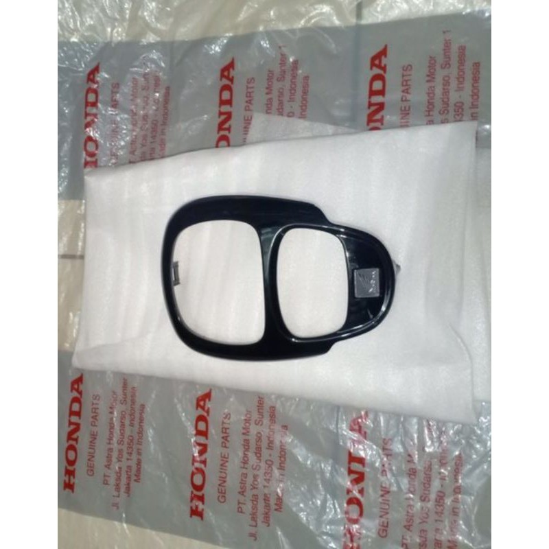 cover spedometer [ original scoopy terbaru velg ring 12 (donat) hitam_