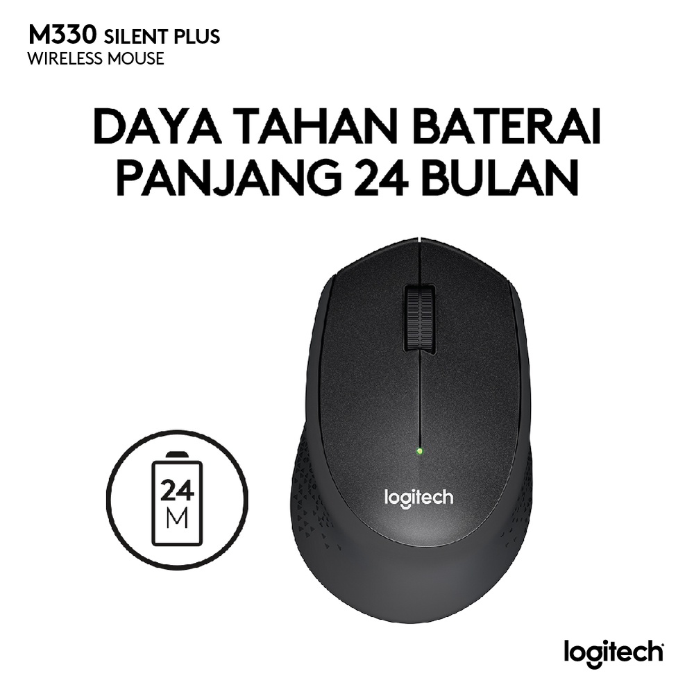 Logitech M330 Mouse Wireless Silent Click