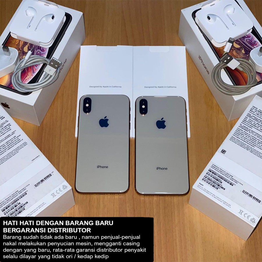 iPHONE XS 256GB 64GB SECOND ORIGINAL RESMI FULLSET