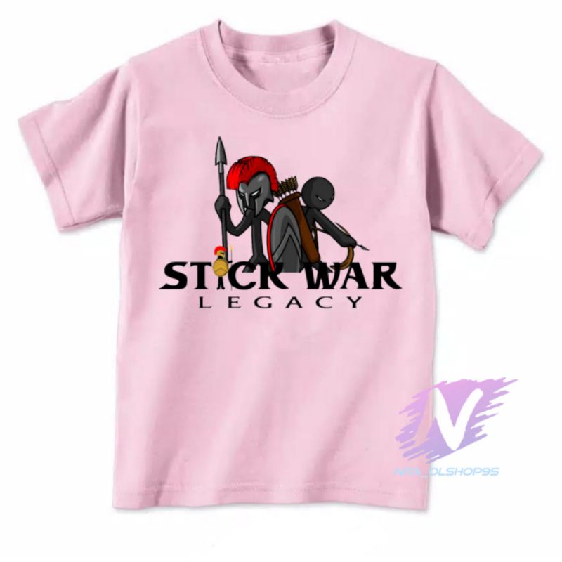 stickwar legacy kaos anak stickman baju kartun anak