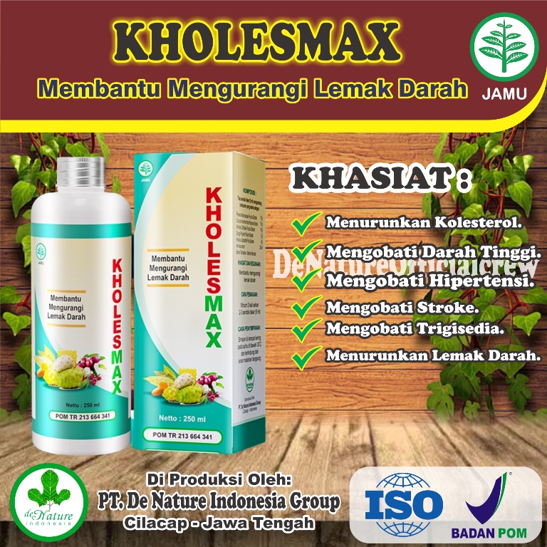 Kholesmax Kolesmax Obat Herbal Kolesterol Normalkan Trigliserida Darah Tinggi Lemak Darah Hipertensi