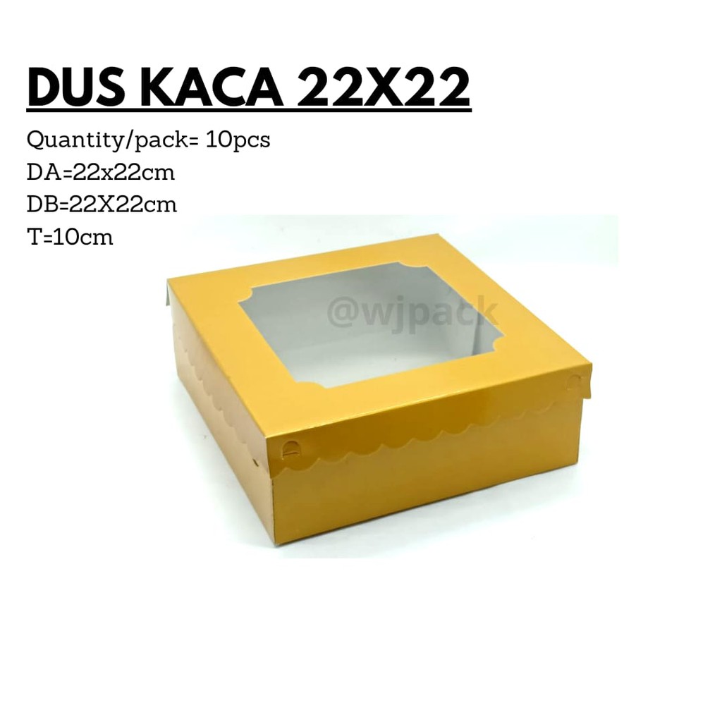

DUS GOLD KACA 22X22/10PCS