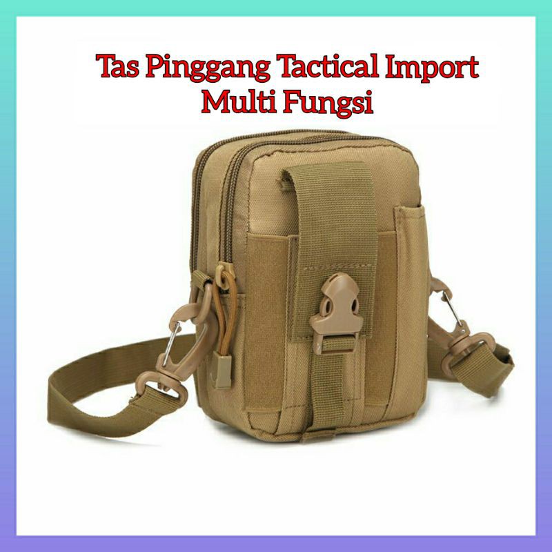 Tas Selempang Pinggang Tactical Import Outdoor Tas Tactical Selempang Pria Wanita