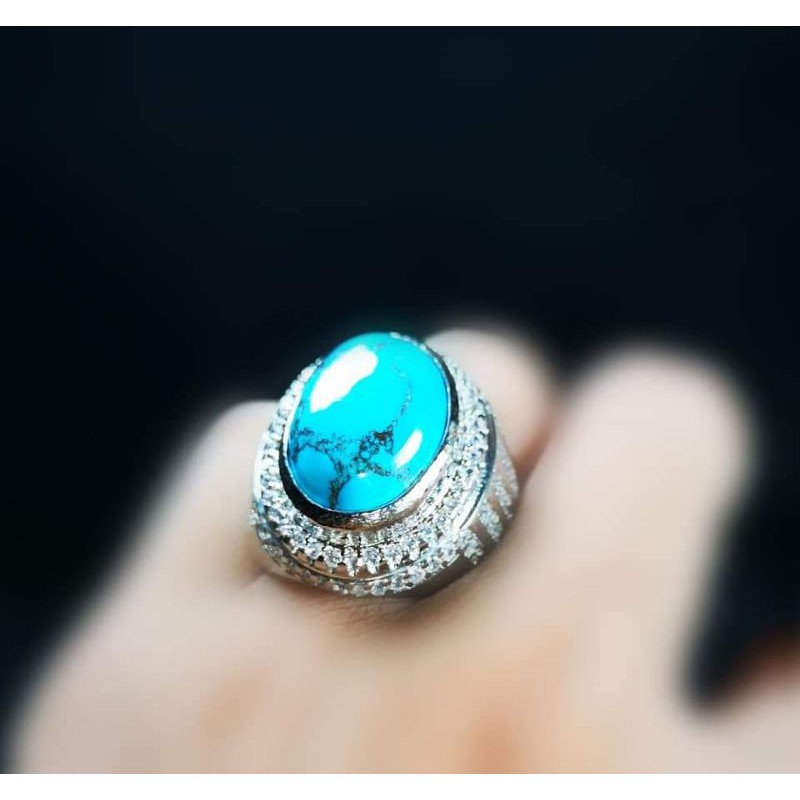 Batu akik natural pirus persia