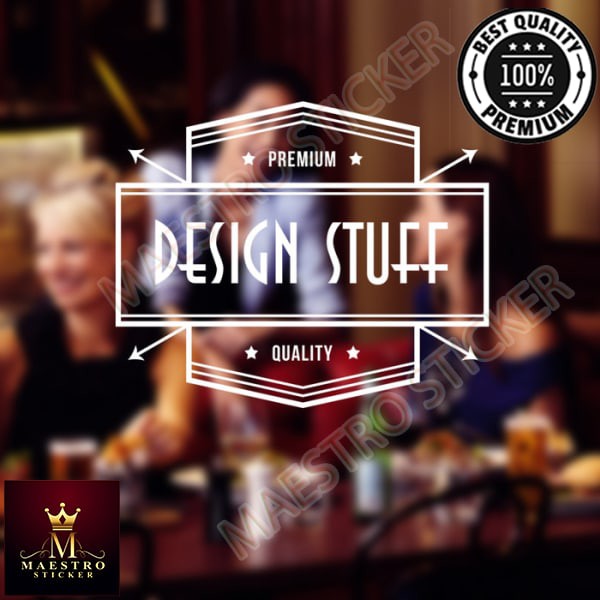 Jual Sticker Kaca Custom Vintage 5 Stiker Kaca Cafe Rumah Wall Dinding Shopee Indonesia