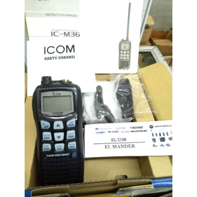 HT MARINE ICOM IC-M36 ORIGINAL- JUAL HT ICOM IC M36 MURAH