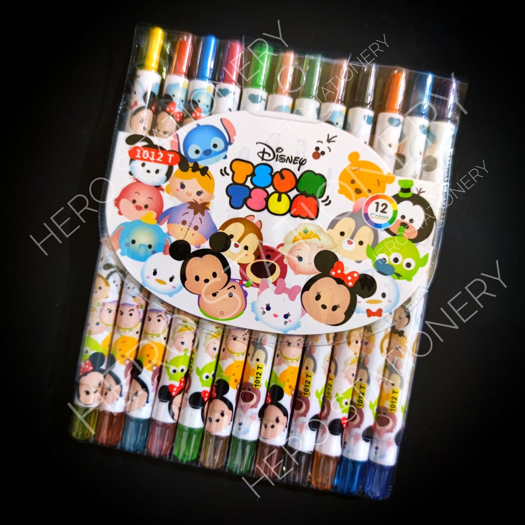 

Krayon putar mickey mouse 12 warna rolling crayon