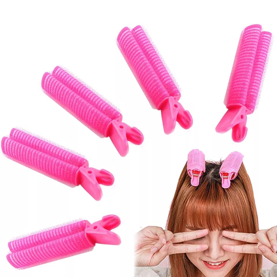 Roll Rambut Berbulu Alat Pengeriting Rambut Roll Poni Bervolume Besar Hair Rollers Korea Import F656