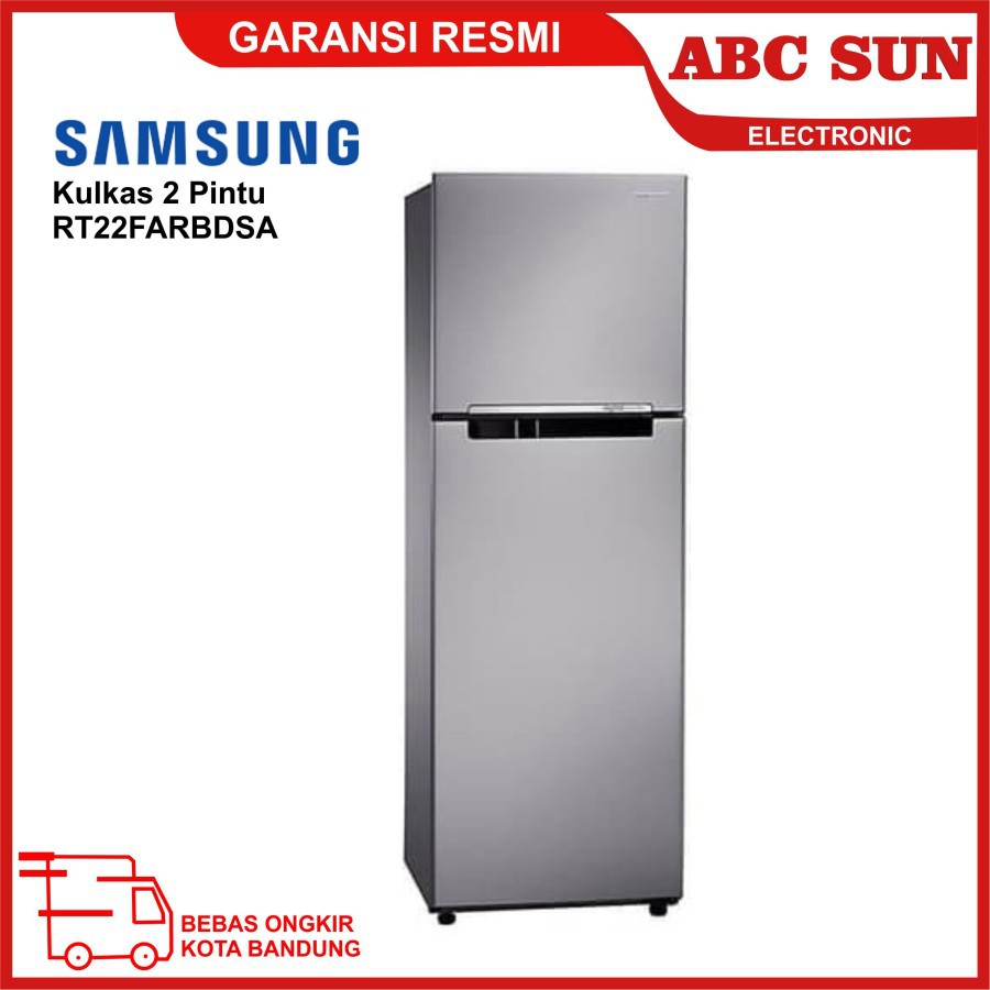 Samsung RT22FARBDSA 234 Liter Kulkas 2Pintu (Khusus Bandung)