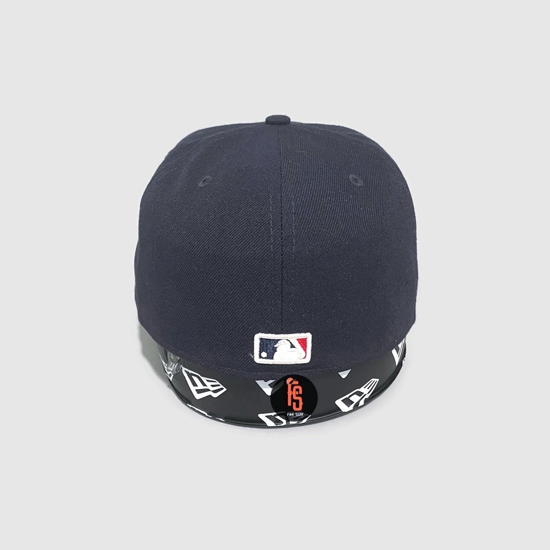 TOPI NEW ERA ORIGINAL 5950 GRAPHIC VISOR ATLANTA BRAVES NAVY