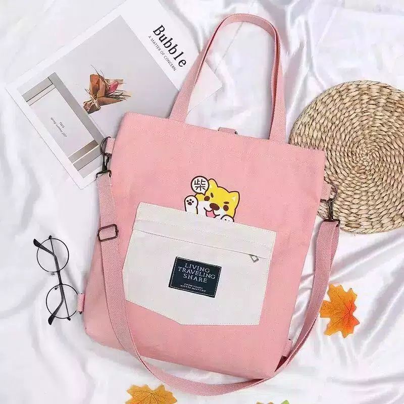 TAS TOTE WANITA TOTE BAG FASHION IMPOR TAS WANITA KULIAH