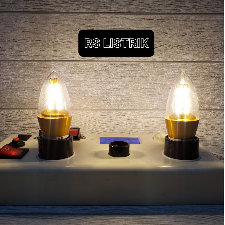 hinomaru Lampu LED Candle 5W filamen  lampu lilin hias