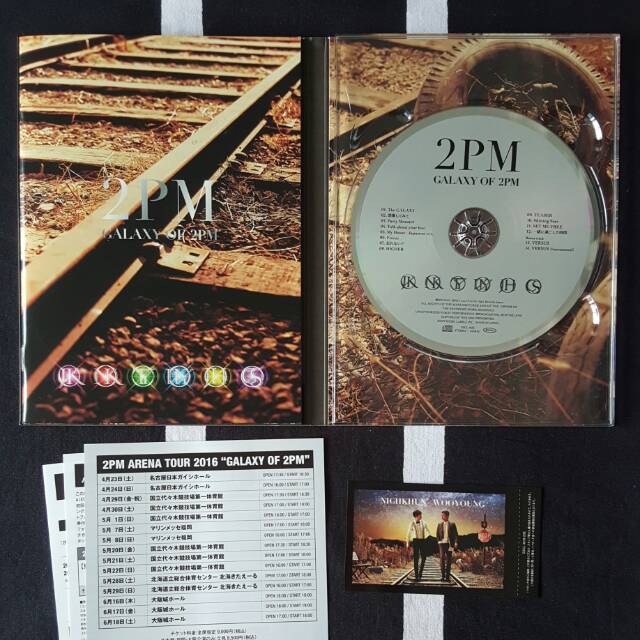 2PM JAPAN ALBUM GALAXY OF 2PM LIMITED EDITION JUNHO & CHANSUNG VERSION