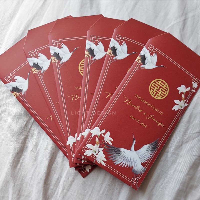 

Custom Angpau Wedding / Imlek / Sangjit / Tunangan / Seserahan/ Tepai