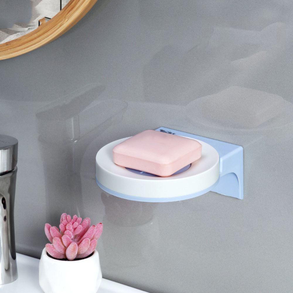 Populer Tempat Sabun Kreatif Bulat Warna Permen Dinding Kamar Mandi Dapur Organizer Drain Soaps Shelf