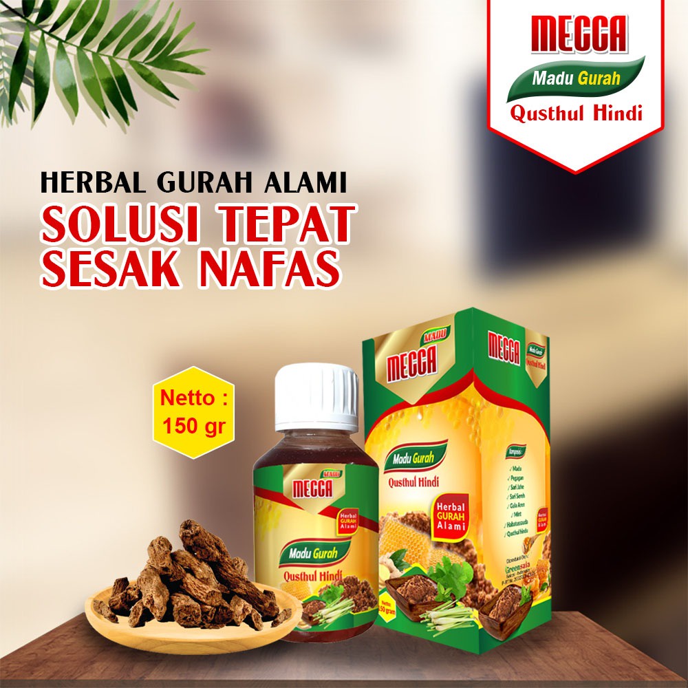 Madu Gurah Mecca Madu Qusthul Hindi 100% Original Madu Qust Al Hindi Pengganti Madu Gurah Fit