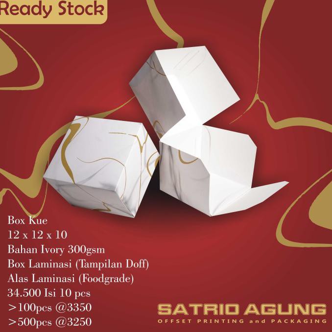 

Produk Terbaik] Box Kue 12 X 12 X 10