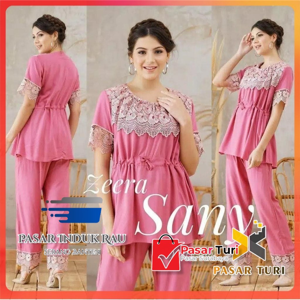 [PROMO 8.8] SETELAN SANY RENDA CELANA PANJANG | RAYON PREMIUM GRADE A+ | TERLARIS ANS BATIK